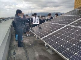 SDGsの取り組み 小田中学校in不二電気工事