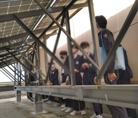 SDGsの取り組み 小田中学校in不二電気工事