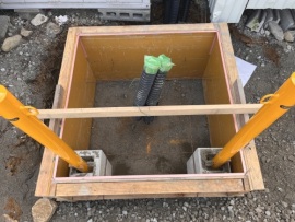 SDGsの取組み EV充電器設置工事