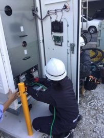 SDGsの取組み EV充電器設置工事
