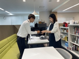 大阪工業技術専門学校インターンシップ1日目