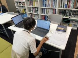 大阪工業技術専門学校インターンシップ2日目